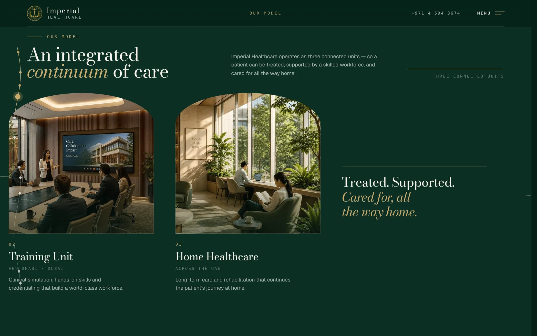 An integrated continuum of care, frame 3 of 3